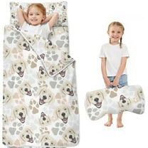 Cute Golden Retriever Toddler Nap Mats for Kids Preschool,Sleeping Mat Bag or Kids,Toddler Sleeping Bag,Toddler Nap Mat or Daycare