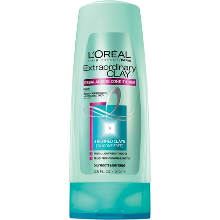 L Oreal Elvive Extraordinary Clay Rebalancing Conditioner with 3 Refined Clays 12.6 fl oz