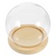 thumbnail image 5 of Preserved Roses Dome Glass Display Dome Cover Simple Clear Style Spherical Shape Gift Recipients 12X12X11CM 1Set, 5 of 5