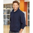 thumbnail image 5 of Russell Athletic Dri Power Quarter-Zip Cadet Collar Sweatshirt, M, Black, 5 of 5