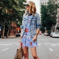 thumbnail image 4 of Easygdp coffee love cup winter para Vestido Transpirable de Mujer, Vestido Suelto de Manga Corta con Pliegues y Bolsillos para el Verano, 4 of 7