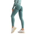 thumbnail image 4 of Anti Celsior Cellulite 3D Leggings Womens Breathable Pants for Workout Running Athletic Tummy Shaping Pants Scrunch Butt Lifting Leggings High Waisted 3D Anti Cellulite Leggings for Women Green L, 4 of 8