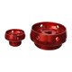 thumbnail image 4 of Tapones de la tapa del cárter del motor, tornillos, accesorios para motocicleta, componente de motocicleta Rojo, 4 of 9