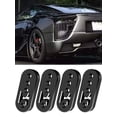 thumbnail image 4 of kitwin 4pcs 4 Hole Exhaust Pipe Hanger Rubber Exhaust Mount Bracket Shock Absorbent Heat-Resisting Exhaust Insulator Muffler Hanger Universal Car Exhaust Silencer Mount for Most Vehicles, 4 of 9