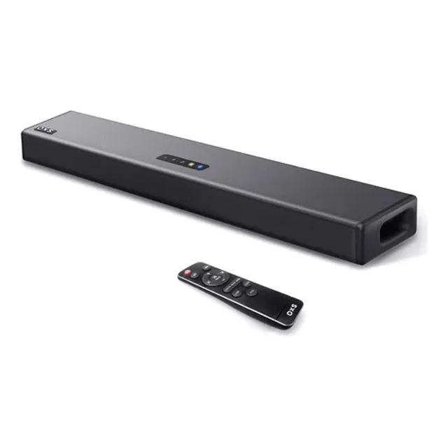 OXS S3 Barra de Sonido para TV, Audio de Cine en Casa con Bluetooth 5.0, Graves Dinámicos, Sonido Envolvente 3D, Mejora del Diálogo, Compatible con AUX/Óptico/Coaxial, Múltiples Modos de Sonido