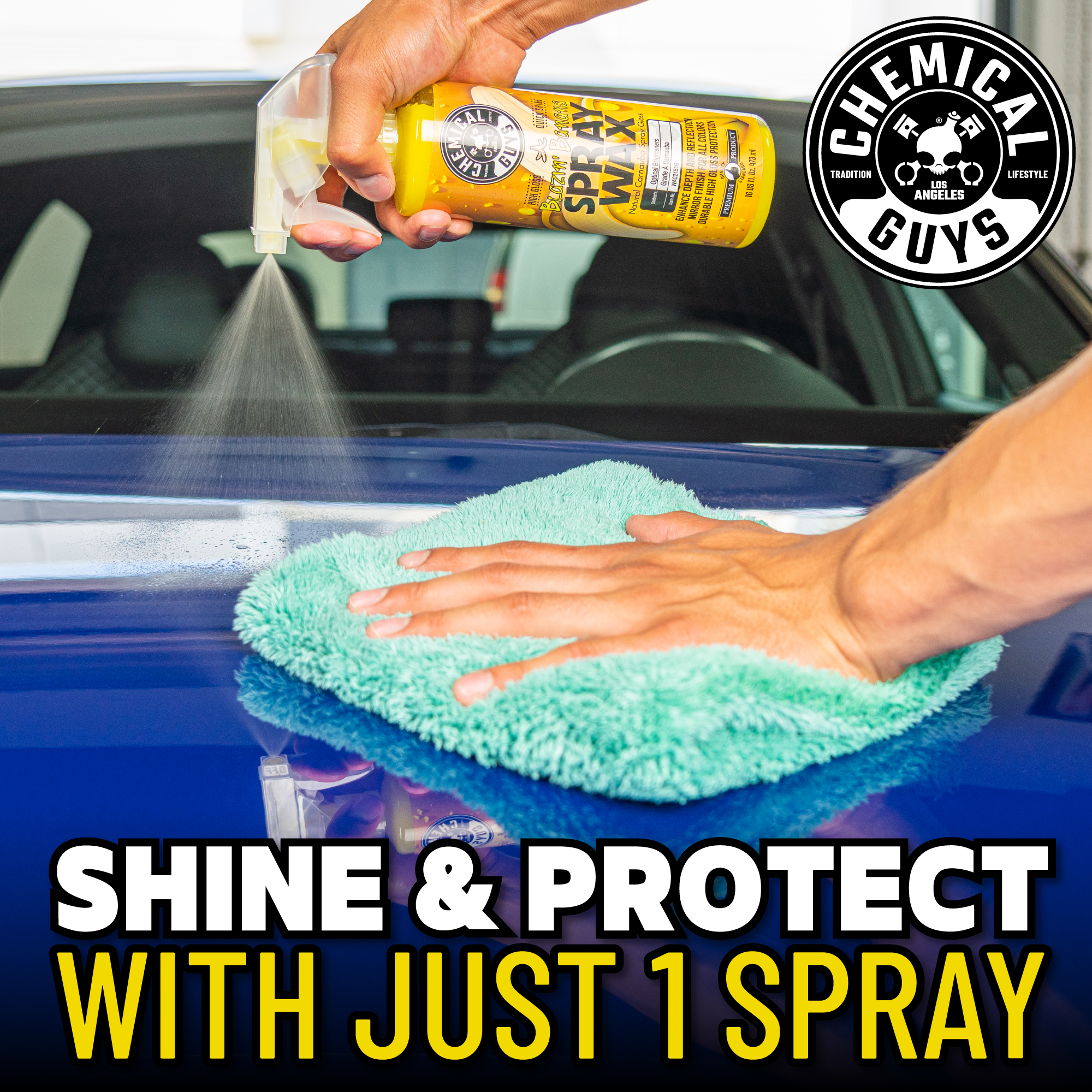 Chemical Guys Blazin Banana Carnauba Spray Wax 16oz photo 2