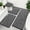 Black, variant on Ileading Bathroom Rugs Sets 4 Piece, Non Slip Washable Bath Rug, Absorbent Shaggy Bath Mats for Bathroom Floor, Tub, Shower, Brown