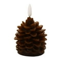 thumbnail image 2 of Edgergery 2Pcs Christmas Pinecone Candles Flameless,Acorn Decor LED Pinecone Candle Pinecones Decor Real Wax Unscented Battery Operated Candle for Christmas Winter Holiday Decoration, 2 of 5