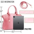 thumbnail image 4 of MMYGU Women Purse Satchel Bag Long Crossbody Classy Tote Bag Top Handle Vegan Leather Ladies Handbags Embossed Pattern, 4 of 6
