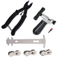 thumbnail image 1 of Premium Bike Chain Maintenance Tool Set: Durable Chain Splitter, Chain Checker, Magic Buckle Pliers & 3 Pairs of Quick Links – Compact, Lightweight Kit for Mountain/Road Bikes, Easy to Use for, 1 of 6