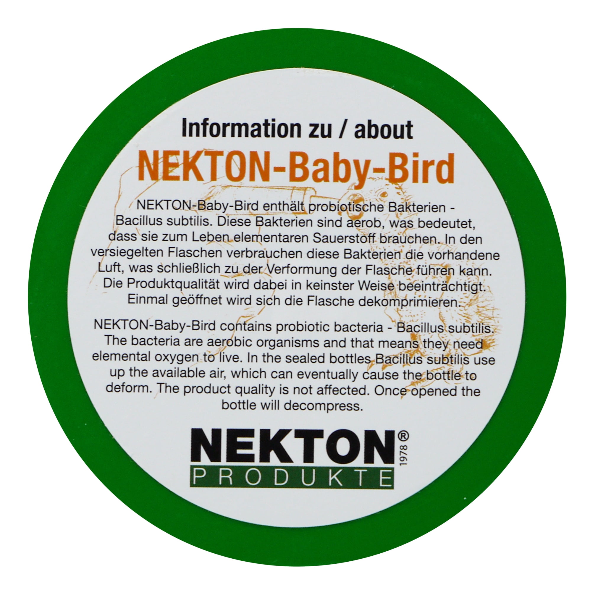 NEKTON-Baby-Bird Handfeeding Formula for Birds 2.2Lbs (1000g)