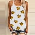 thumbnail image 7 of sususu Work Out Tank Tops for Women Sleeveless Athletic Tank Tops Open Back Undershirt Yoga Workout Casual Athletic Stretch Racerback Breathable Tee White M, 7 of 7