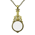 thumbnail image 1 of Perro garra simple dibujo de linea Proteger animal mascota amante Collar Guitarra Antigua Joyería Música Colgantes Unbranded M, 1 of 3