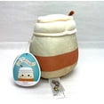 thumbnail image 2 of Squishmallow Kellytoy Plush Snacks Squad Renne the Latte Coffee 5" Inch, 2 of 2