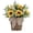 Yellow-A, variant on 13.8in Sunflower Wreath Summer Door Decor with Basket, Artificial Flower Garland for Front Door Indoor Outdoor, Seasonal Hanging Decoration for Home Office, Sunflower Decor (A)