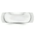thumbnail image 2 of Primal Gold 10 Karat White Gold 7mm Half Round Band Size 11, 2 of 5