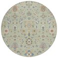 thumbnail image 2 of Addison Rugs Chantille Indoor/Outdoor Traditional Celery Machine Washable Round Rug, 8' x 8', 2 of 7