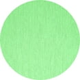 thumbnail image 1 of Ahgly Company Indoor Round Abstract Green Contemporary Area Rugs, 3' Round, 1 of 1