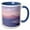 Blue/White, variant on 3drose, Usa, Alaska, Ketchikan. Orca Whales at Sunset - Us02 Bja0229 - Jaynes Gallery, 11oz Two-tone Black Mug