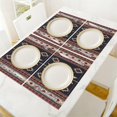 thumbnail image 5 of Aztec Placemats Set of 6,Vintage Rustic Style Abstract Ethnic Tribal Geometric Texture Print Placemats Table Mat for Home Dining Table Kitchen Party Decor 6PCS, 5 of 5