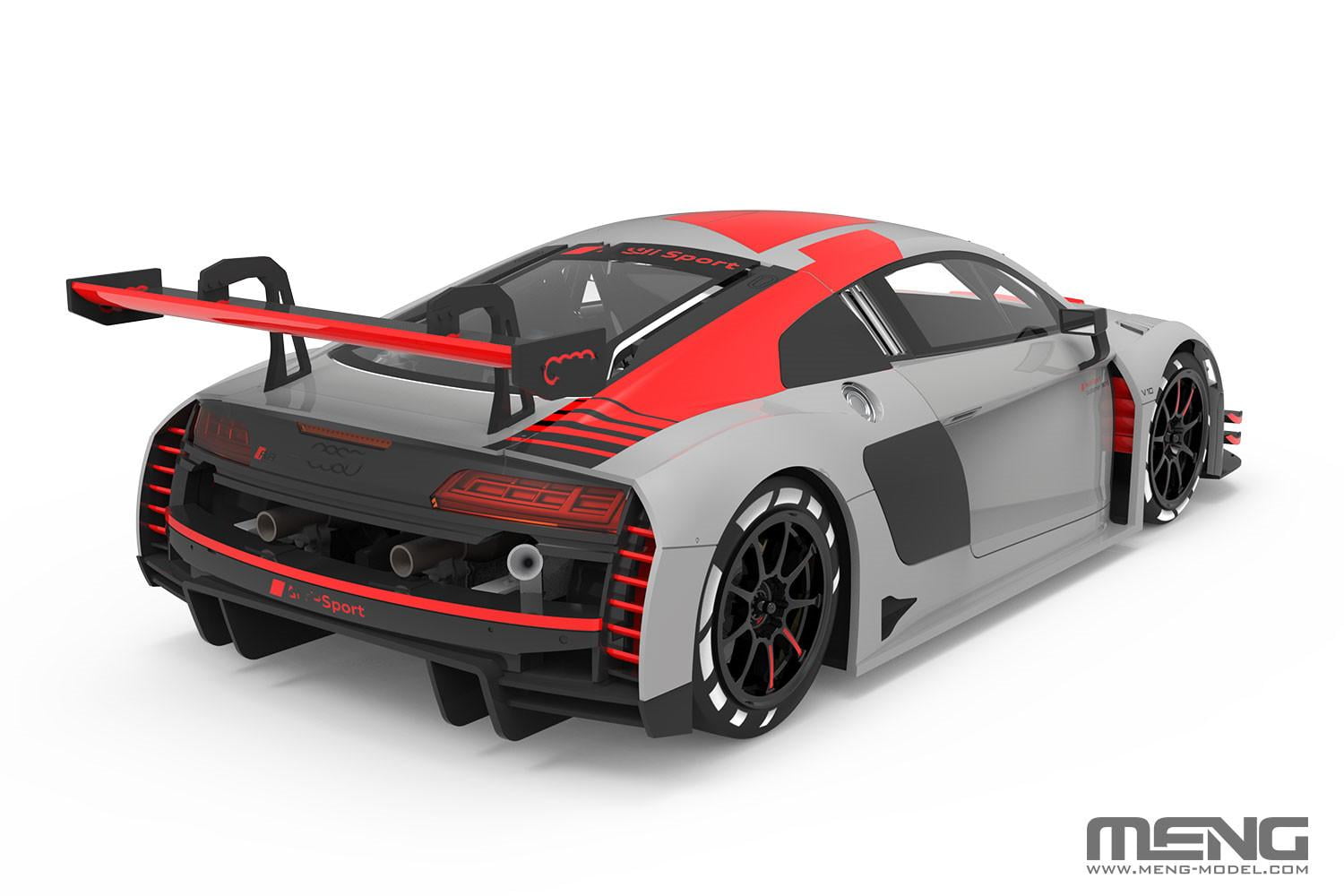 MENG CS-006 1/24 Scale AD R8 LMS GT3 2019 Car Model Kit