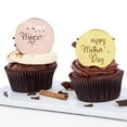 thumbnail image 7 of 50 Pieces Gifts for Mom Mother's Day Cupcake Topper, 1.96" Rose Gold Happy Mother's Day Cake Decoration Cake Top Flag Baking Dessert Decor, for Mothers Day Thanksgiving Day Birthdays Gifts Cake Decor, 7 of 7