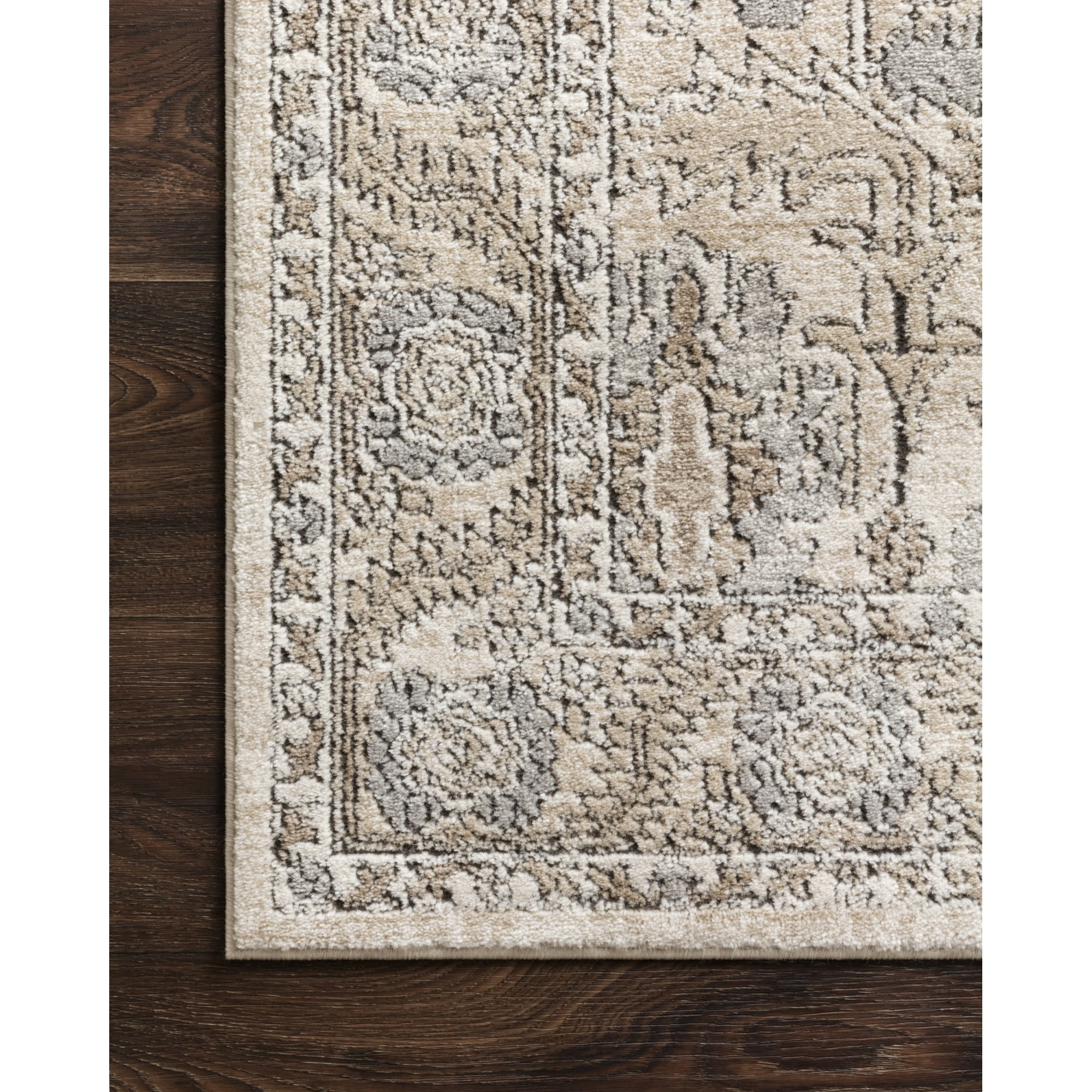 Loloi Teagan Ivory / Sand 2'-8" x 13' Runner Rug