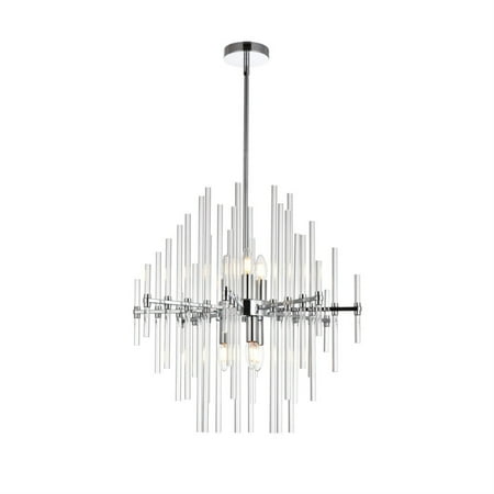 

Sienna 23 inch crystal rod pendant in chrome
