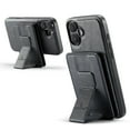thumbnail image 2 of TECH CIRCLE for iPhone 16 Case 6.1" 2024, Magnetic Phone Case with Removable Wallet & Hidden Kickstand, RFID Blocking Credit Card Slots, Compatible with MagSafe, PU Leather Protective Cover, Black, 2 of 11