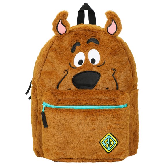 Scooby Doo Plush Scooby & Gang Adult 16.5" Reversible Backpack