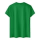 thumbnail image 3 of Pop cazadora para niña Graphic Round-Neck Short Sleeve T Shirt For Kids Youth Fashion Tee With Cartoon Print Design Soft Blend Top For Children （Green）, 3 of 3