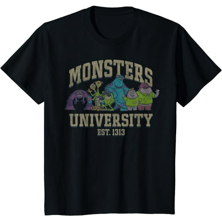

Monsters University Est. 1313 Group Shot Youth T-Shirt for Boy Girl Kids Toddler Black Color Size 7