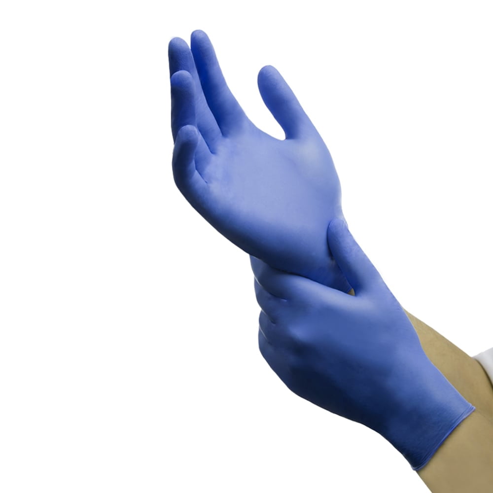 Tronex 9128 Nitrile Exam Gloves, Chemo-Rated, Powder-Free, Blue, X-Large, Case of 2,500