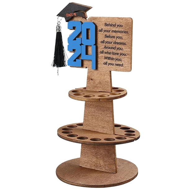 Regalo Dinero Titular Madera Decorativa DIY para Aniversario Cumpleaños Decoración Blanco