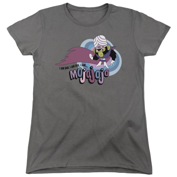 Powerpuff Girls - I Am Bad I Am Evil - Women's Short Sleeve Shirt - Large