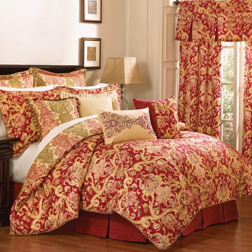 Waverly Archival Urn 4pc Queen Comforter Set