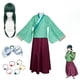 thumbnail image 2 of Peluca de disfraz de cosplay de Anime The Apothecary Diaries Maomao Be A Flower, horquilla superior verde, traje Kusuriya No Hitorigoto, 2 of 5