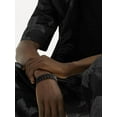thumbnail image 3 of ChainsHouse Wristband ID Bracelets for Men, Personalized Bracelets for Mom Gift Black Chunky Bracelet Bangle Jewelry for Birthday Gift, with Removal Tool, 10/15/15.5MM Width, 8.27/8.66"Length(Box), 3 of 8