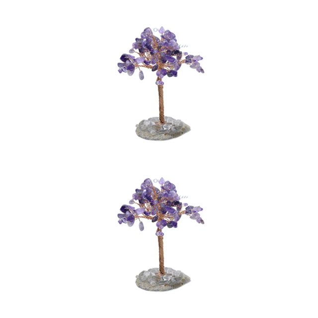 Monstrate Elegante árbol de cristal curativo artificial para un toque de sofisticación Fácil de limpiar Ecológico Type2 NO2