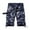 Blue, variant on IROINNID Men's Casual Outdoors Cargo Flat-Front Button Workout Shorts With Pocket