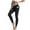 Black, variant on Sngxgn Women's Casual Lined Warm Leggings Thicken Pants(Black,S)