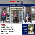 thumbnail image 4 of Magic Mesh Elite Hands-free Screen Door, Keeps Bugs Out, Fits Single Doors up to 39"x83", 4 of 7