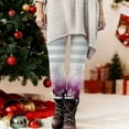 thumbnail image 7 of Ailaofu Christmas Leggings for Women High Waisted Workout Tight Gym Yoga Pants Stretch Christmas Printed Legging, 7 of 7