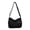 Black, variant on Small Canvas Messenger Bag for Women, Vintage Mini Crossbody Hobo Shoulder Bag with Multiple Pockets, Compact Travel Satchel Tote Handbag for Daily Use