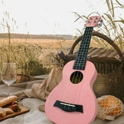 VI Victory 21" Soprano Ukulele 5 in 1 Holiday Gift Kit String Instrument by Musictopia, Pink