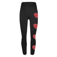 thumbnail image 5 of AherBiu Valentine's Day Yoga Leggings for Women Printed Stretchy Slim Fitted Comfy Bottoms Pants, 5 of 6