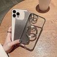thumbnail image 3 of Compatible with iPhone 14 Pro Max Case,Luxury Magnetic Glitter Plating Bling Sparkle Shiny Bumper with Camera Protector Back Cover,Compatible with MagSafe for Women Girls-Silver, 3 of 12