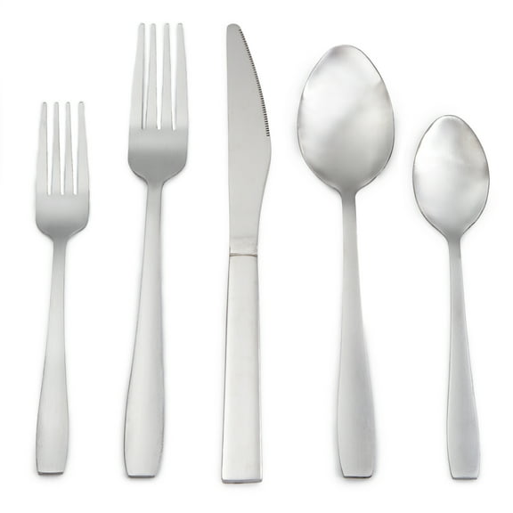 BergHOFF Essentials 20Pc 18/10 Stainless Steel Flatware Set, Matte