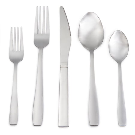 BergHOFF Essentials 20Pc 18/10 Stainless Steel Flatware Set Matte