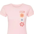 thumbnail image 2 of Marvel - Pastel Spring - Juniors Fitted Graphic T-Shirt, 2 of 4